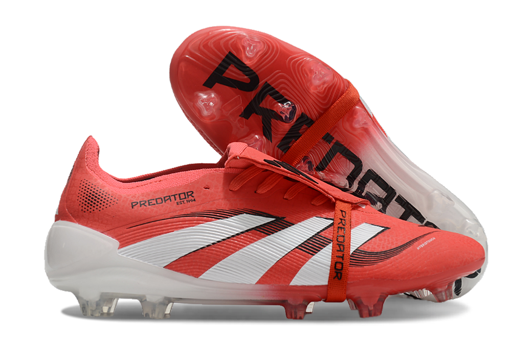 Adidas Predator Elite Fold over Tongue Pure Victory Lucid Red FG